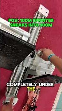 100M Sprinter Sneaks Into 400M🤯