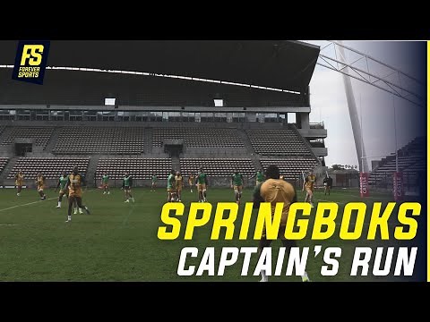 CAPE TOWN: Springbok Captains Run ahead of Wallabies 2nd Test | Springbok Training