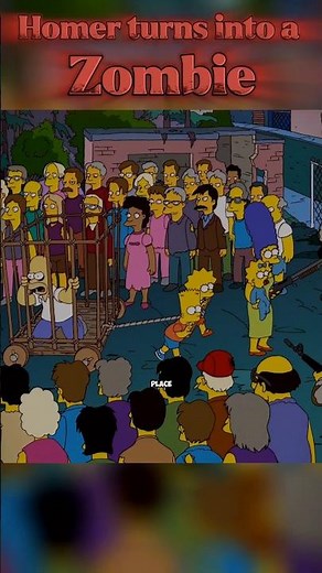 Homer turns into a Zombie #thesimpsons #simpsons #shorts