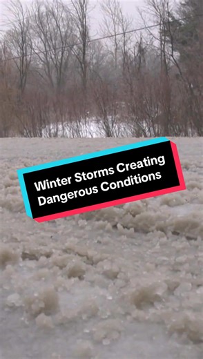 Winter Storms Causing Icy Conditions in Canada