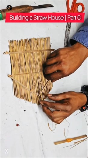 Building a Straw House with Mud Walls | Part 6 | Village Life Shorts