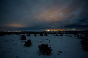 Sanpete County in the snow
