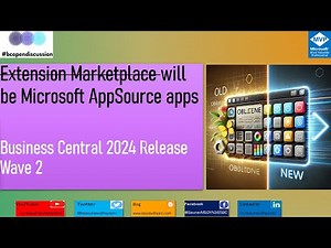 Extension Marketplace to be Replaced by Microsoft AppSource in #msdyn365bc