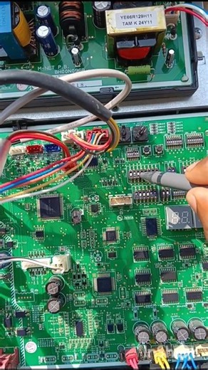 Mitsubishi Electric Side Discharge Machine PUMY-CP-YBM2 Model How to check error