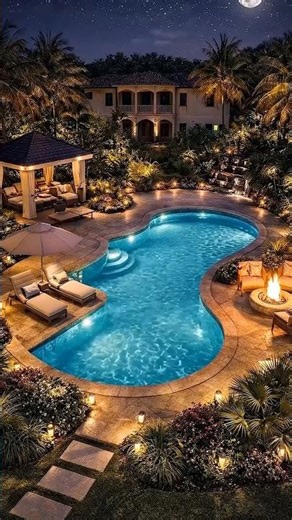 Watch this Muddy Backyard Pond into a Luxury Pool