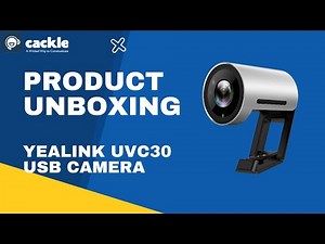 Yealink UVC30 4K USB Camera Unboxing