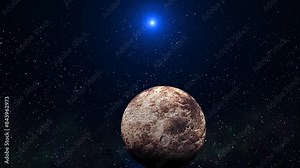 The Ceres Planet And Sun Animation Outer Space,
