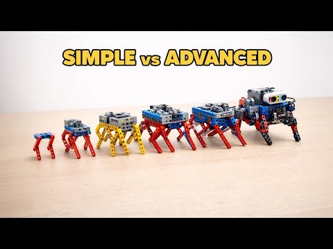 Lego Technic Walking Evolution: 2-legged vs 6-legged vs Advanced