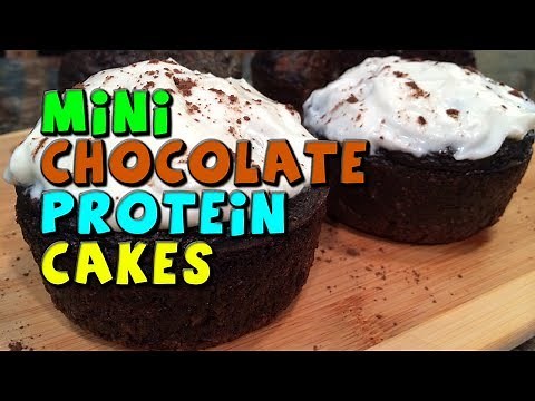 Mini Chocolate Protein Cakes | Easy Healthy Cake
