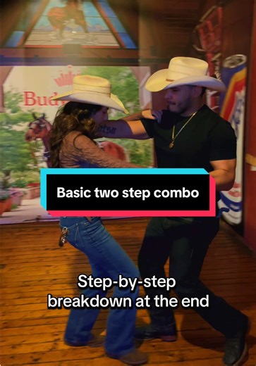 Here’s a very easy two step beginner move. I like to use this on a lot on the dance floor. Let me know what you guys think. In the comments. Have fun dancing.#2step #countrydancing #twostep #fyp #2stepping @ashley._0216