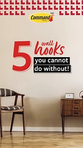 Shop smarter, not harder! 🛒 Check out these 5 most useful Command™ Hooks you didn't know you needed. Discover easy home organisation without nails or damage 🛠️ Check out the link in bio to shop! ✨ #CommandHome #HomeEssentials #HomeOrganisation #homerenovation | Command