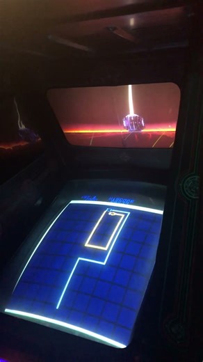 Classic TRON Arcade Gameplay at AREA15’s Emporium | Light Cycles + Tanks + Grid Bugs