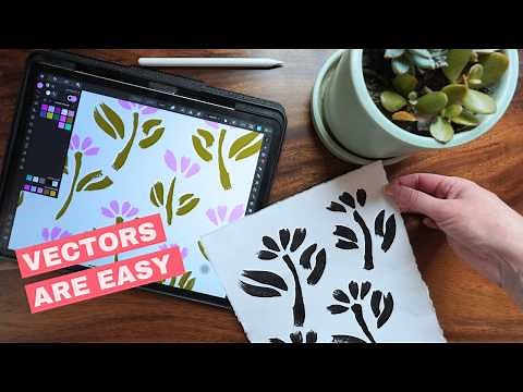 🎯This Is How Easy It Is to Vectorize Drawings #ipadart