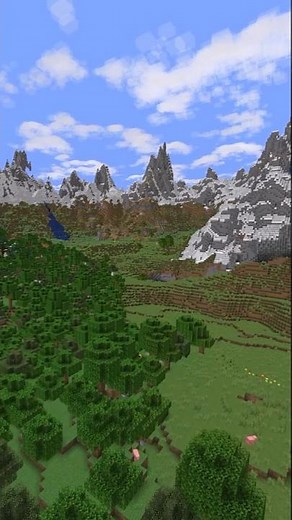 This is a PICTURE PERFECT Minecraft Mountain Seed...
