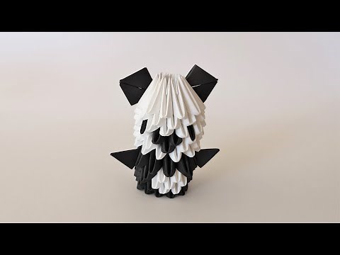PANDA - Origami 3D Tutoriel