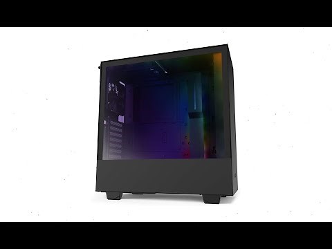 NZXT H510 / H510i CA-H510i-B1 Compact ATX Mid-Tower PC Gaming Case Black - UNBOXING