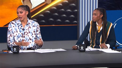 "Let me get five dollars." 😂 Candace Parker had jokes after she discussed the impact of NIL in women's collegiate sports with Renee Montgomery & Lauren Jbara 🤔 | TNT Sports US