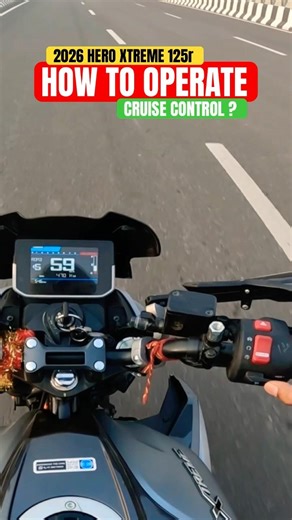 🚫🗝️Hero Xtreme 125R Cruise Control Tested! #xtreme125r #trending #viral