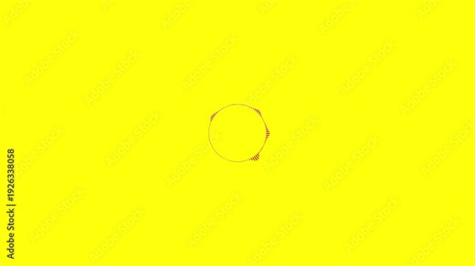 Circle Audio Music Icon, Circle Audio Spectrum Visualizer Animation. Reaction to the Beat. Seamless Loop