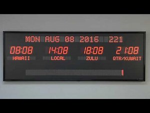 BRG Precision Product's 6789I - 4 Zone, Programmable Time Zone Clock