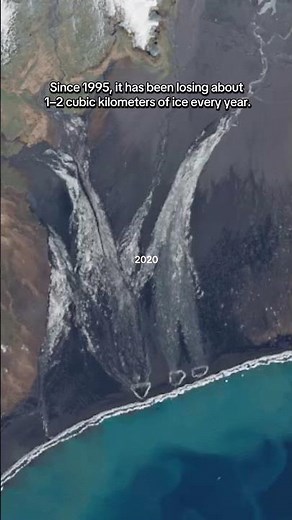 Iceland’s largest glacier pouring up to 800,000 Olympic pools of water into the Atlantic every year