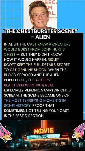 “The Chestburster Scene” – Alien #UnscriptedScenes #RealReactions #IconicMoments