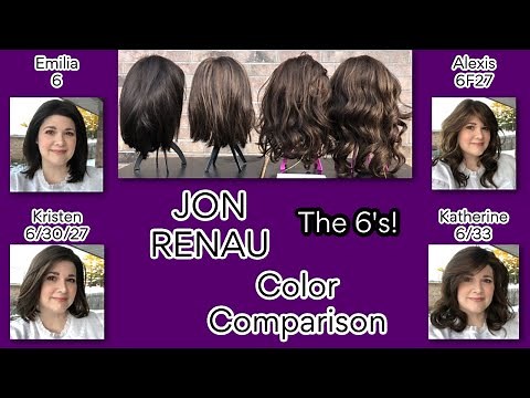 Jon Renau Color Comparison! 6, 6/30/27, 6/33, 6F27 | #JonRenau