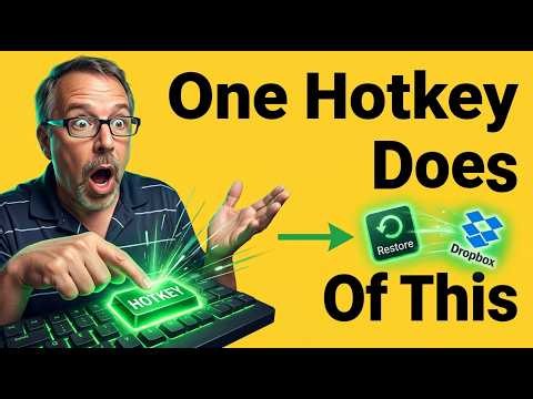 Automate Restore Points & Dropbox Links With One Hotkey 🔥 | Hero Extract