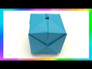 Origami ★ Inflatable Cube ★ Paper Figures ★ Paper Crafts