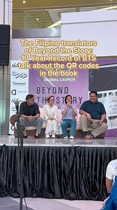 Part of the fun of reading Beyond the Story: 10 Year Record of BTS is that there are QR codes that lead you to videos 💜 Apop translated the book to Filipino. National Book Store hosted the global launch. | When In Manila