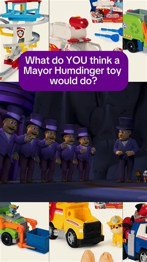 PAW Patrol on Instagram: "What would you use the toy Humdinger to do?!"