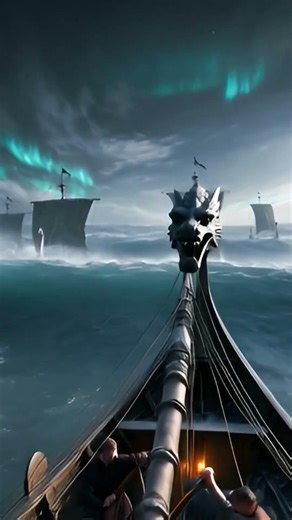 Nordic Viking Ambient Music ⚔️ Epic Norse War Atmosphere | Sailing in the North #shorts #01 #shorts