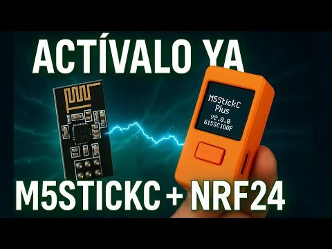 Cómo instalar módulo NRF24 en M5StickC Plus 2