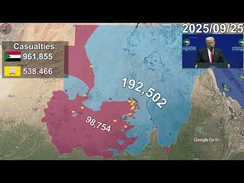 Watch Sudan's Civil War Unfold Day by Day through Google Earth