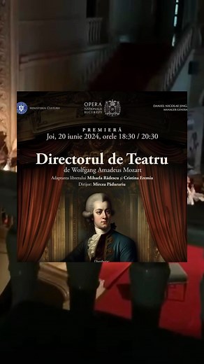 23 reactions | „Directorul de Teatru” de W.A Mozart, o comedie cu...