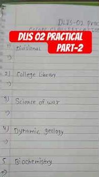 Dlis 02 practical exam colon classification question #dlis #dlisupdate #vmoukotanewsexam #vmoukota