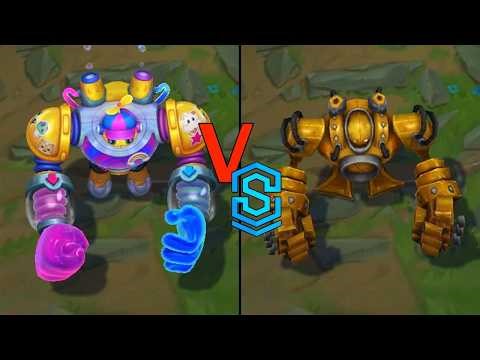 Bubble Bash Blitzcrank VS Classic Blitzcrank