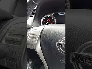 How to reset the service light on the Nissan Navara pick-up?