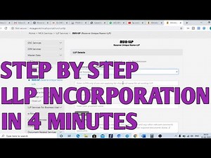 How to Incorporate LLP through Form Fillip 2020 | Incorporate Limited liability partnership firm