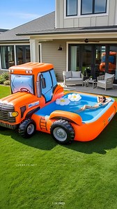 1.9M views · 7.7K reactions | inflatable tractor pool  I’d love to have one. | LuxArts | Facebook