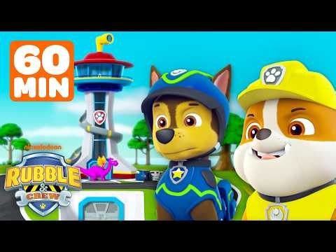 1 Hour of Summer Lookout Tower Adventures w/ PAW Patrol! ☀️🏗️ | Rubble & Crew