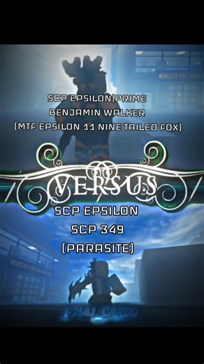 Benjamin walker (mobile task force unit epsilon 11 nine tailed fox) vs SCP 349#roblox #scp #mtf