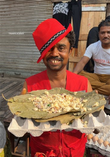 How to Make Fantastic Indian Style Scrambled Eggs! 🥚 📍Location Kolkata in India 💰Price INR 150 #eggs #omelette #cooking #viral