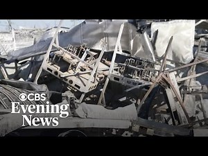 Drone footage shows charred aftermath of UPS plane crash as community mourns victims