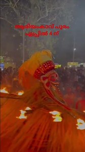 ആരിയം കാവിൽ 15 -ാം കൂത്തിന് തീക്കുട്ടി ചാത്തൻ....