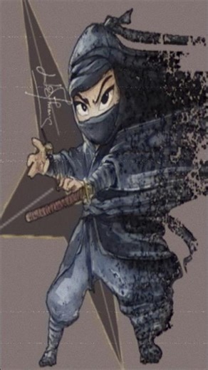 Poster design of ninja | Dispersion Effect | #Beafoolish