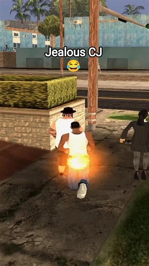 Jealous Single CJ killed a Couple with his super power | GTA San Andreas #shorts #gta
