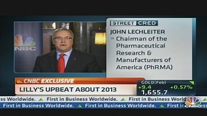 Eli Lilly CEO 'Saw Patent Cliff Coming'