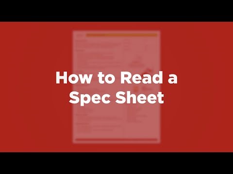 How to Read a Spec Sheet | 1000Bulbs