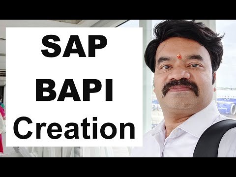 SAP BAPI Creation for Beginners